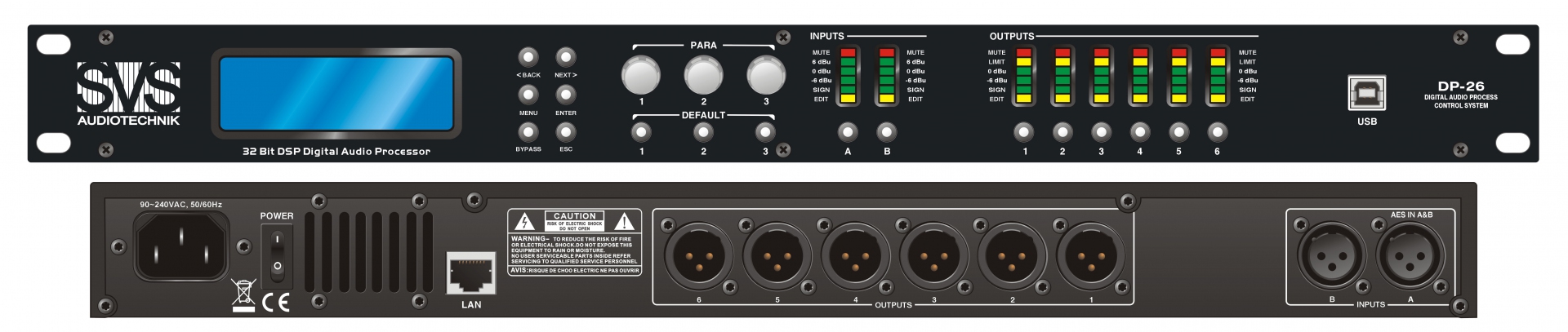 SVS Audiotechnik DP-26 Цифровой процессор: 2 входа 6 выходов в Тобольске