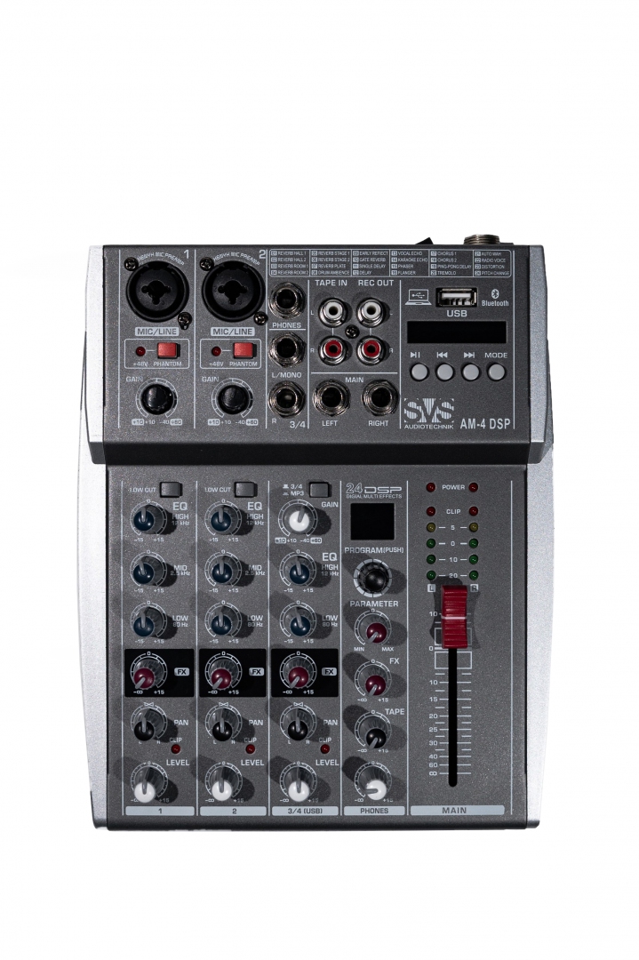 SVS Audiotechnik mixers AM-4 DSP Аналоговый микшерный пульт, 4-канала в Тобольске
