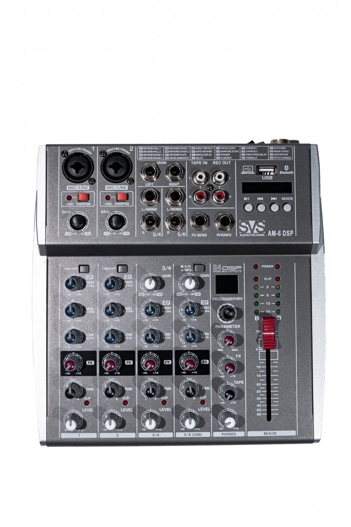 SVS Audiotechnik mixers AM-6 DSP Микшерный пульт аналоговый, 6-канальный SVS Audiotechnik mixers в Тобольске
